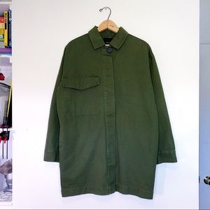 FOREVER 21 | Oversized Utilitarian Shirt Jacket